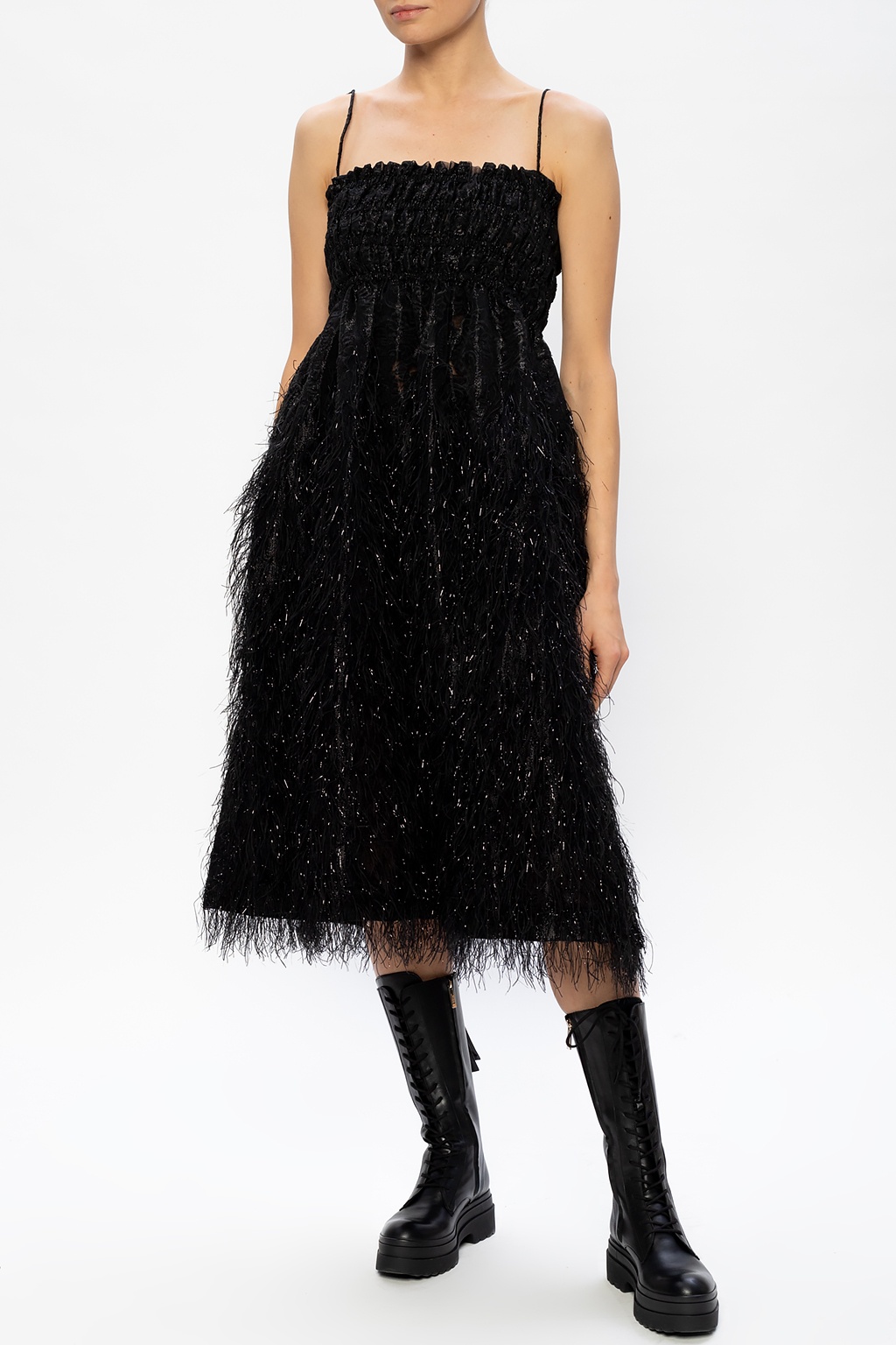 Ganni Fringed Armani dress